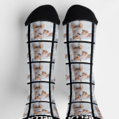 Voeg je eigen fotografie en tekst toe  sokken (Top)