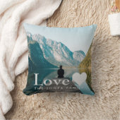 Voeg je eigen fotoliefdesscatter toe kussen (Deken)