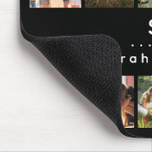 Voeg je eigen foto's en naam toe Mousepad Muismat (Hoek)