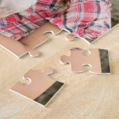 Voeg je eigen fotosjabloon Dierenvriend toe Legpuzzel (Zijkant)