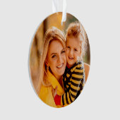 Voeg je eigen fotosjabloon toe ornament (voorkant)