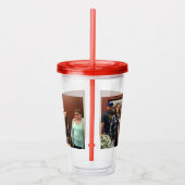 Voeg je eigen fototumbler toe acryl drinkbeker (Rechts)