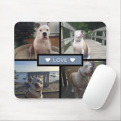 Voeg Je Eigen Hond Foto Collage Toe Muismat (Met muis)