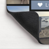 Voeg je eigen hondenfotocollage toe muismat (Hoek)