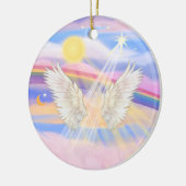 Voeg je eigen huisdier toe - Rainbow Bridge Keramisch Ornament (Links)