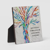 Voeg je eigen Inspirerend Motivatie offerte toe Fotoplaat (Voorkant)