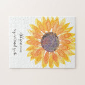 Voeg je eigen Inspirerend offerte zonnebloem toe Legpuzzel (Horizontaal)