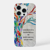 Voeg Je Eigen Inspirerende Citaat Toe iPhone Hoesje (Achterkant)