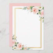 voeg je eigen lijst toe met een blote bruiloft kaart (Voorkant / Achterkant)