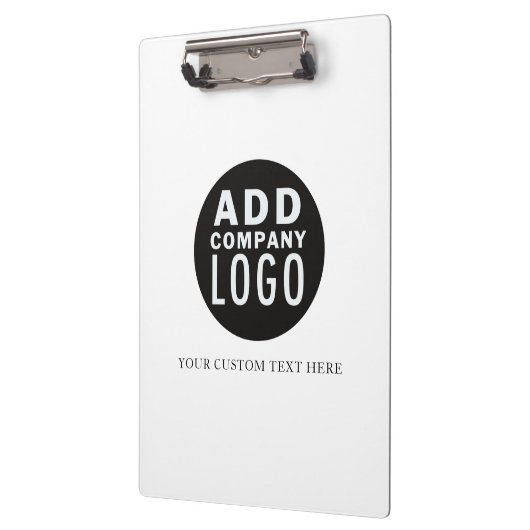 Voeg je eigen Logo aangepaste tekst toe | Zakelijk Klembord (Links)