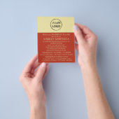 Voeg je eigen Logo, boeddhisme, boeddhistische gro Flyer (Hand)