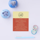 Voeg je eigen Logo, boeddhisme, boeddhistische gro Flyer (Enkel)