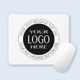 Voeg je eigen logo & cirkeltekst toe muismat