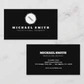 Voeg je eigen logo Drums Drummer Visitekaartje toe (Voorkant / Achterkant)