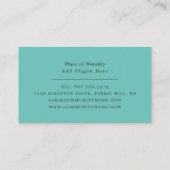 Voeg je eigen Logo, hindoeïsme, religie toe Visitekaartje (Achterkant)