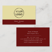 Voeg je eigen Logo, islamitische, religieuze Visitekaartje (Voorkant / Achterkant)