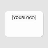 Voeg je eigen logo large dry erase toe naamplaatje (Voorkant)