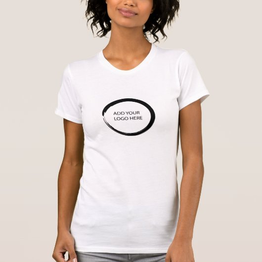 Voeg je eigen logo professioneel T-shirt toe (Voorkant)