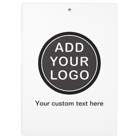 Voeg je eigen logo toe klembord (Achterkant)