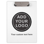 Voeg je eigen logo toe klembord (Voorkant)