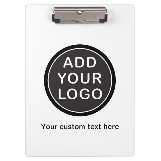 Voeg je eigen logo toe klembord (Voorkant)