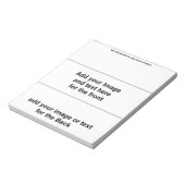 Voeg je eigen model toe - Blanco Snoep Bar Wrapper Notitieblok (Linkerzijde)