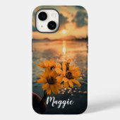 Voeg je eigen mooie foto Monogramme schattig cadea Case-Mate iPhone Case (Achterkant)