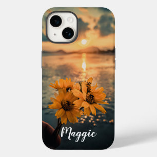 Voeg je eigen mooie foto Monogramme schattig cadea Case-Mate iPhone 14 Hoesje