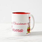 Voeg je eigen naam kerstkoala mok toe (Voorkant rechts)