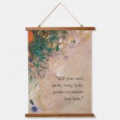 Voeg je eigen offerte  Bloemen Poster Hangend Wandkleed (Voorkant)