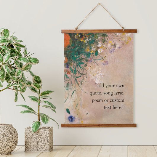 Voeg je eigen offerte  Bloemen Poster Hangend Wandkleed