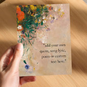 Voeg je eigen offerte toe  Bloemen Briefkaart