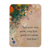 Voeg je eigen offerte toe  Bloemen Magneet (Verticaal)