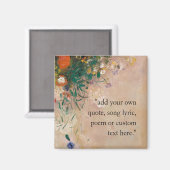 Voeg je eigen offerte toe Bloemen Magneet (Voorkant / Achterkant)