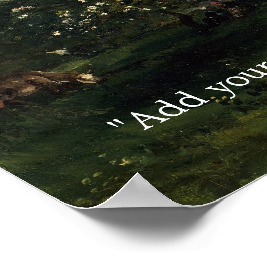 Voeg je eigen offerte toe Classic  Painting Poster (Hoek)