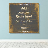 Voeg je eigen offerte toe! Kartonnen textuur Canvas Afdruk (Insitu (Houten vloer))