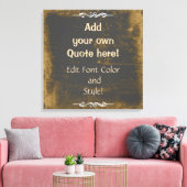 Voeg je eigen offerte toe! Kartonnen textuur Canvas Afdruk (Insitu (Woonkamer))