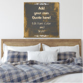 Voeg je eigen offerte toe! Kartonnen textuur Canvas Afdruk (Insitu (Slaapkamer))
