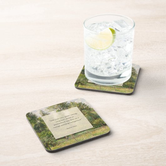 Voeg je eigen offerte toe  landschapsschilderkunst bier onderzetter (Rechterzijde)