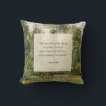 Voeg je eigen offerte toe  landschapsschilderkunst kussen<br><div class="desc">Creëer uw eigen aangepaste offerte gooi kussen in een cottagecore esthetische stijl met jouw tekst op een  achtergrond van landschapsschilderkunst.</div>