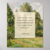 Voeg je eigen offerte toe  landschapsschilderkunst poster (Voorkant)