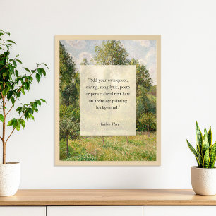 Voeg je eigen offerte toe  landschapsschilderkunst poster
