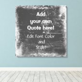 Voeg je eigen offerte toe! Wit Lijst Canvas Afdruk (Insitu (Houten vloer))