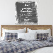 Voeg je eigen offerte toe! Wit Lijst Canvas Afdruk (Insitu (Slaapkamer))