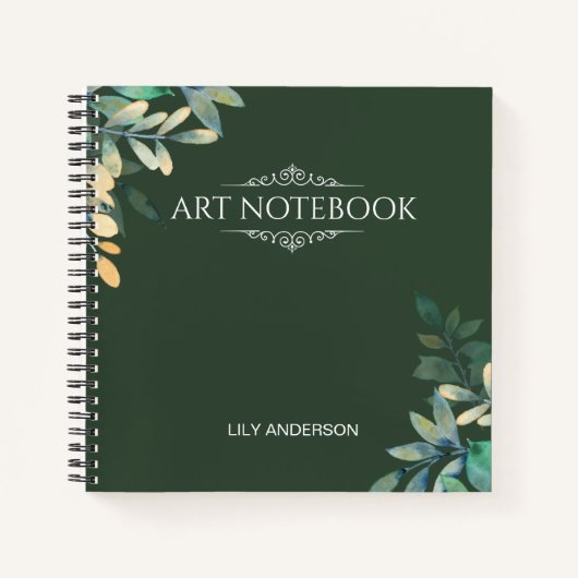 Voeg je eigen onderwerp en naam toe met 2025 Kalen Notitieboek (Voorkant)