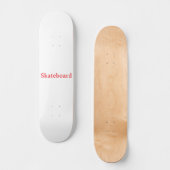 Voeg Je Eigen Ontwerp 8" Skateboard Deck Toe (Voorkant)