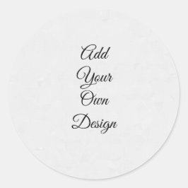 Voeg je eigen ontwerp toe - Ronde sticker