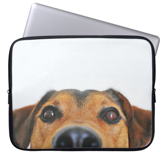 Voeg je eigen PET Photo Electronics Bag toe Laptop Sleeve (Voorkant)