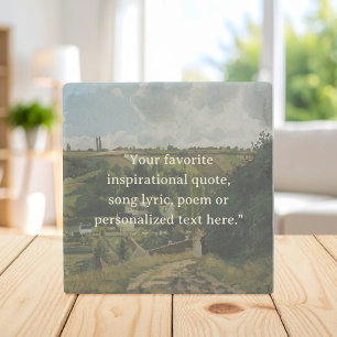 Voeg je eigen prijsopgave toe  CottageCore Stenen Onderzetter