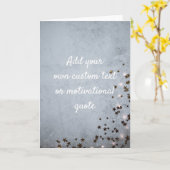 Voeg je eigen prijsopgave toe - Sterren & Lichten Kaart (Gele Bloem)